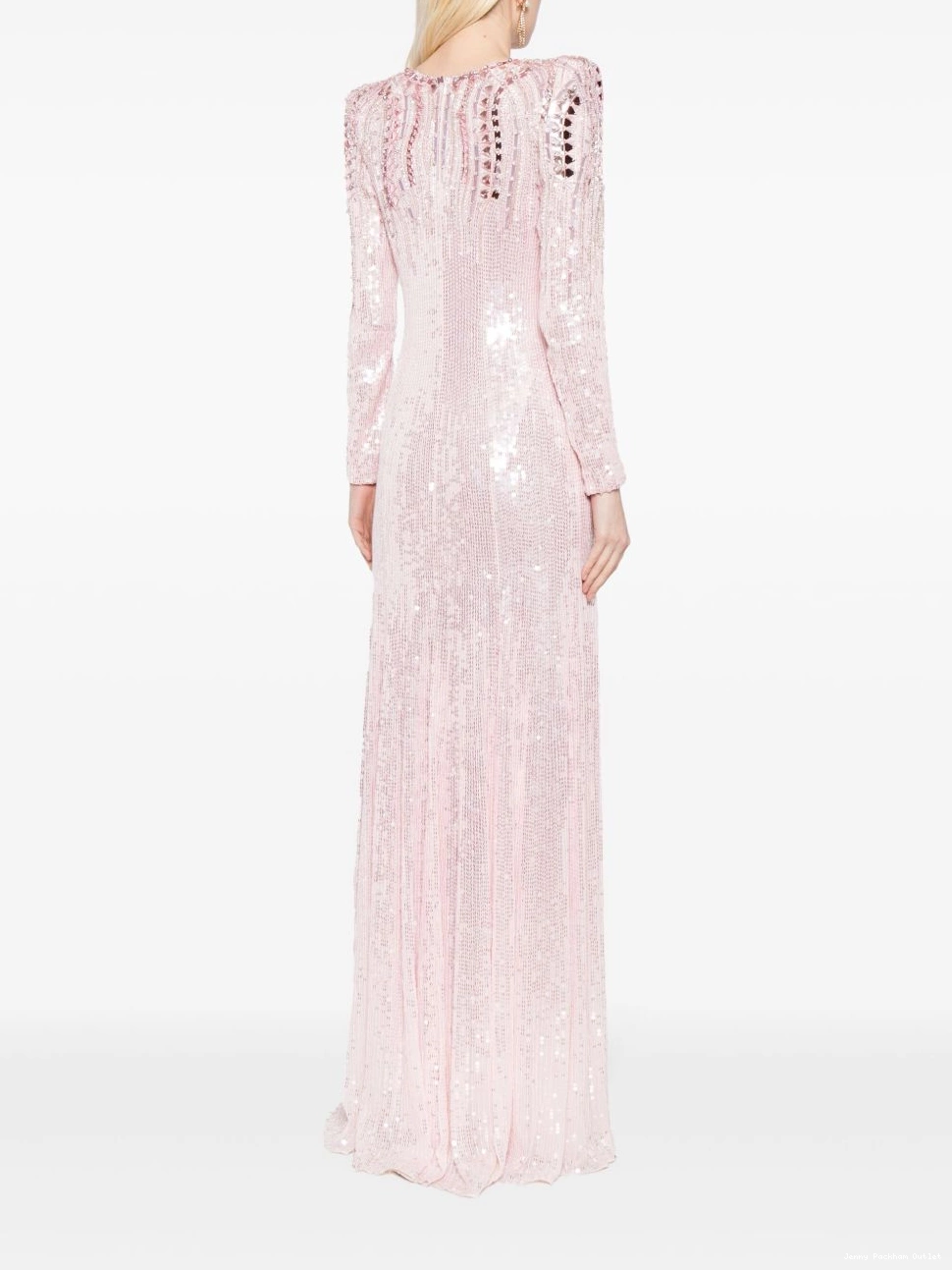 Cheap sequin-embellished Paloma Jenny Packham gown Women 0408